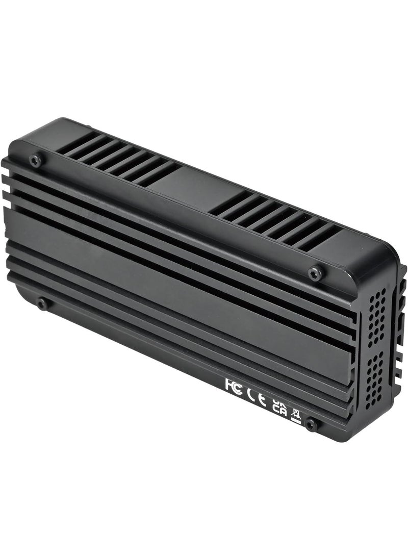 SilverStone SilverStone Technology MS1240G USB 4 NVMe M2 SSD Enclosure with Active Cooling SSTMS12B40G  - Image 5