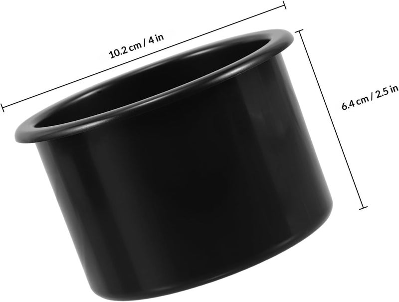 4 Pcs Plastic Car Cup Holder Insert Set, Recessed Beverage Can Holder with Flat Base for Rv, Yacht, Sofa, Truck, Automotive Interior Accessories - Image 2