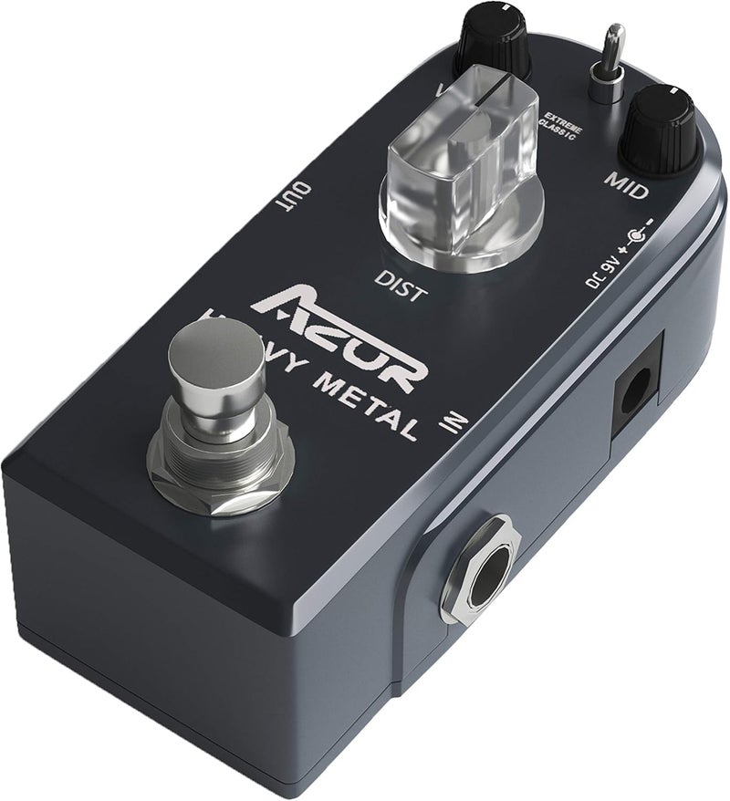 Azor Heavy Metal Distortion Guitar Pedal 3 Modes Effect Controls for Electric Guitar True Bypass - Image 5