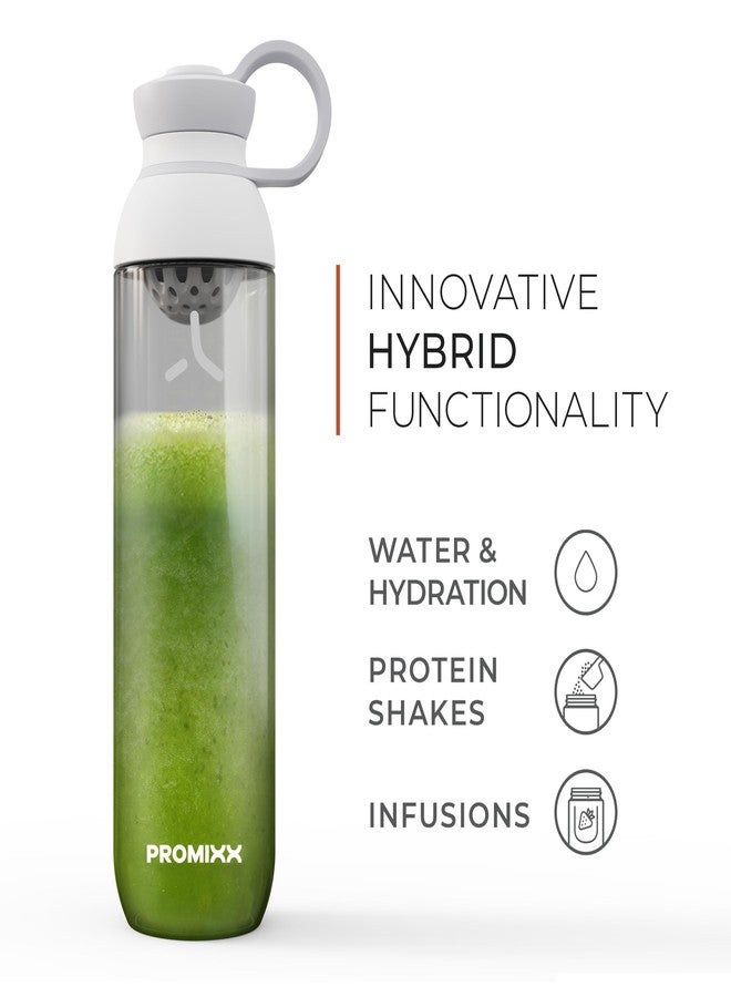 Promixx FORM Sports Water Bottle - Premium BPA Free Water Bottle for Fitness Sports & Outdoors - Sustainable Drinks Bottle with Measurement Markers and Leakproof Lid - 760ml / 26oz (Midnight Blue) - Image 2