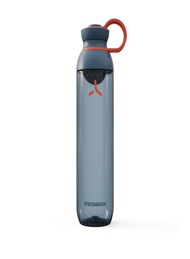 Promixx FORM Sports Water Bottle - Premium BPA Free Water Bottle for Fitness Sports & Outdoors - Sustainable Drinks Bottle with Measurement Markers and Leakproof Lid - 760ml / 26oz (Midnight Blue) - Image 1