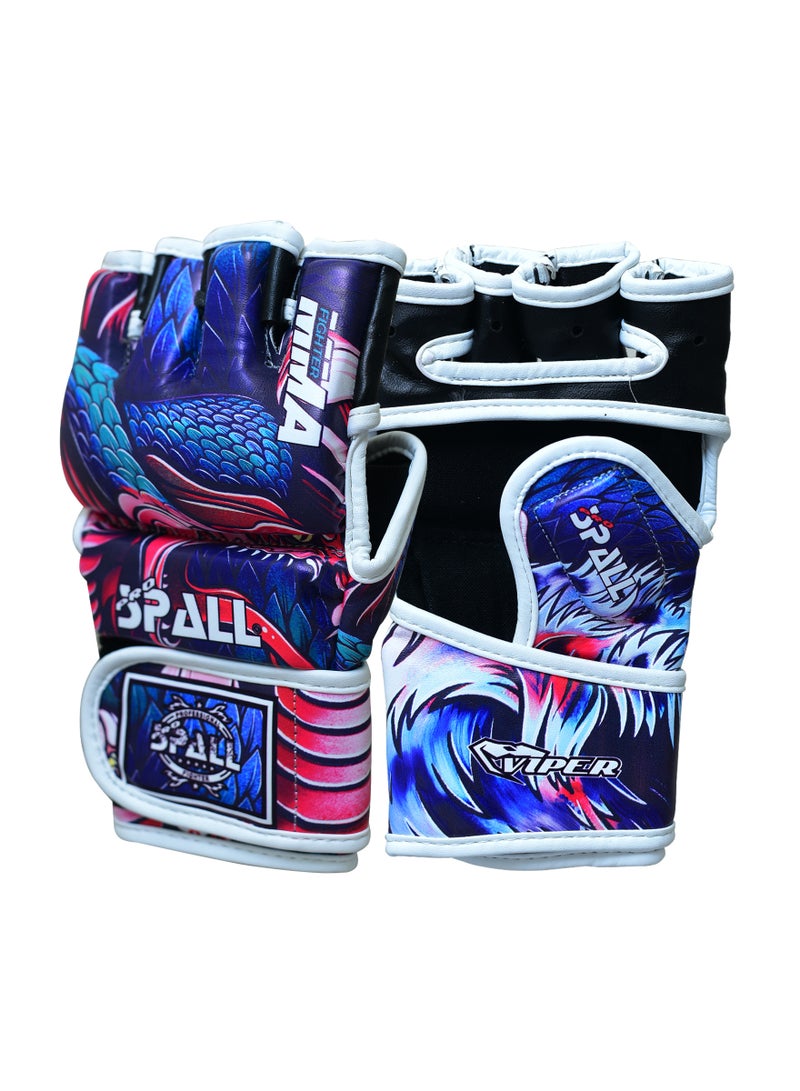 Spall MMa Gloves Half Finger Grappling GLoves With Open Palms Punching Bag For Muay Thai Kickboxing Sparring Sanda Sparring Punching Bag Training And Combat-S/M - Image 2