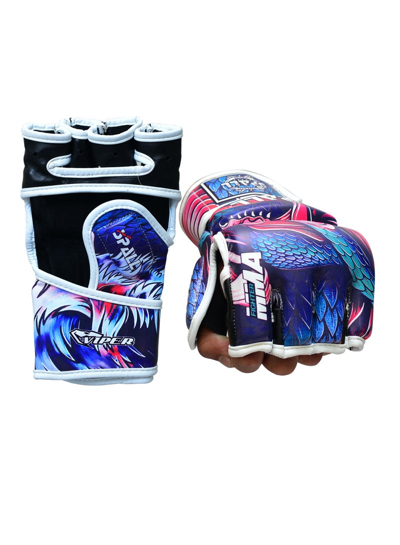Spall MMa Gloves Half Finger Grappling GLoves With Open Palms Punching Bag For Muay Thai Kickboxing Sparring Sanda Sparring Punching Bag Training And Combat-S/M - Image 1