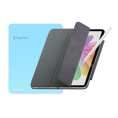 Paperlike Folio Case for iPad Pro 11" (2020/21/22), iPad Air 11" (2024/25) & iPad Air 10.9" (2020/22) - Magnetic, Lightweight, Slim, Protective case with Apple Pencil Charging, auto Sleep/Wake - Image 1