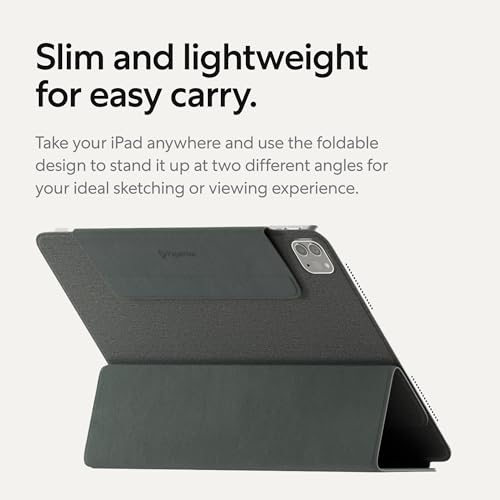 Paperlike Folio Case for iPad Pro 11" (2020/21/22), iPad Air 11" (2024/25) & iPad Air 10.9" (2020/22) - Magnetic, Lightweight, Slim, Protective case with Apple Pencil Charging, auto Sleep/Wake - Image 4