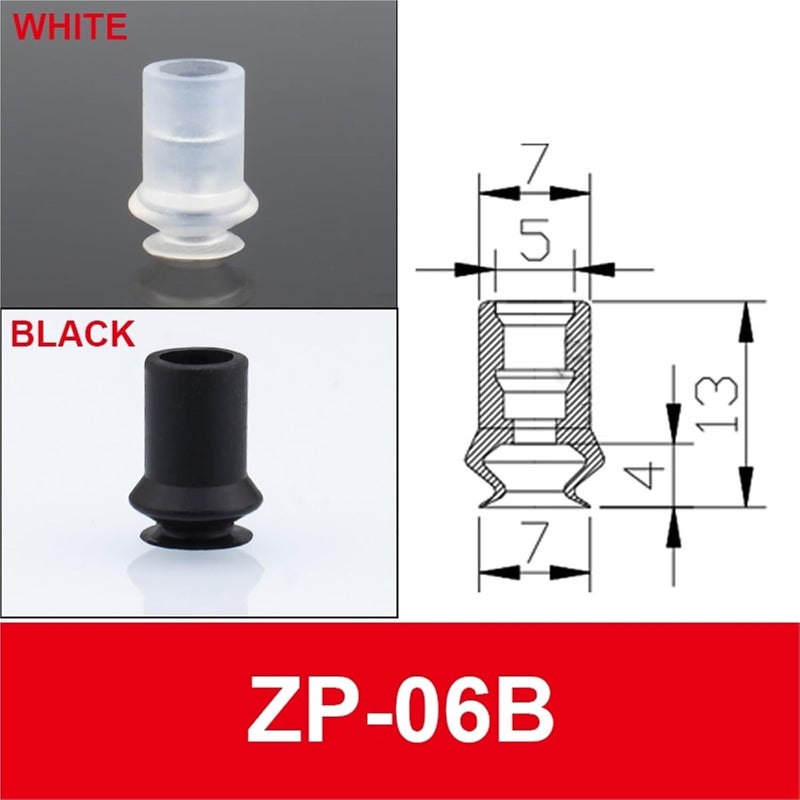 ZP Series Vacuum Suction Cup ZP06B 70R Flat Round Industrial Vacuum Sucker - Image 2