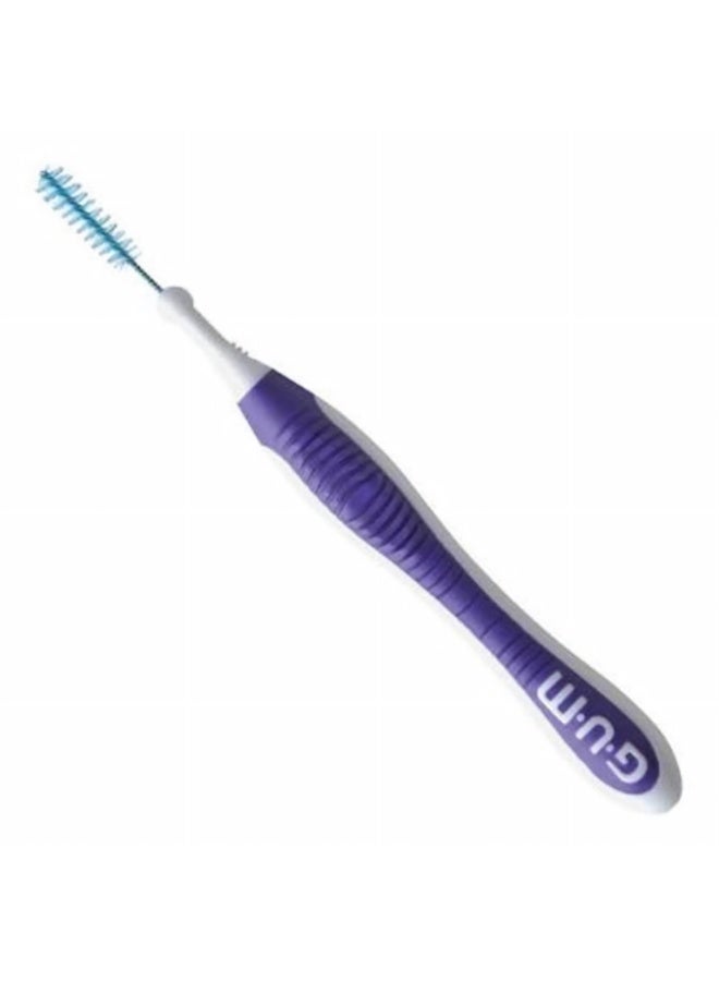 GUM Trav Ler Interdental Brush 1.2 mm Size 1512G Soft Triangular Bristles Coated Wire Ergonomic Handle 6 Pack - Image 2