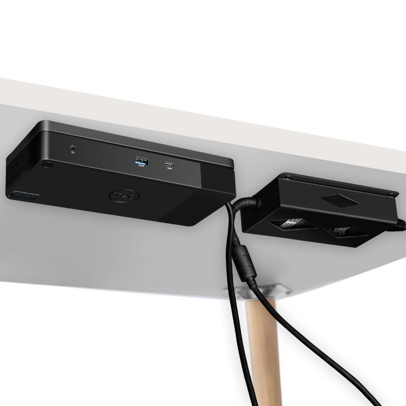 DUDUXI حامل تحت المكتب لدوك ديل WD19 / WD19S / WD19TBS / WD19TB / WD22TB4 + كتل الطاقة (لـ 180 واط و 130 واط)، محطة إرساء وحامل كتل الطاقة - Image 1
