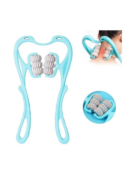 Manual Neck Massager with Rollers