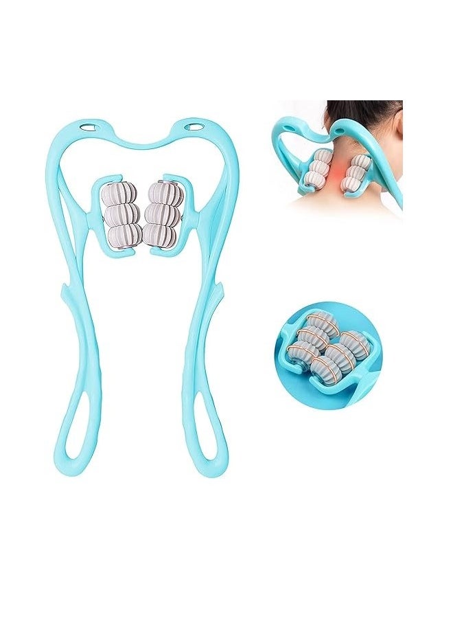 Manual Neck Massager with Rollers