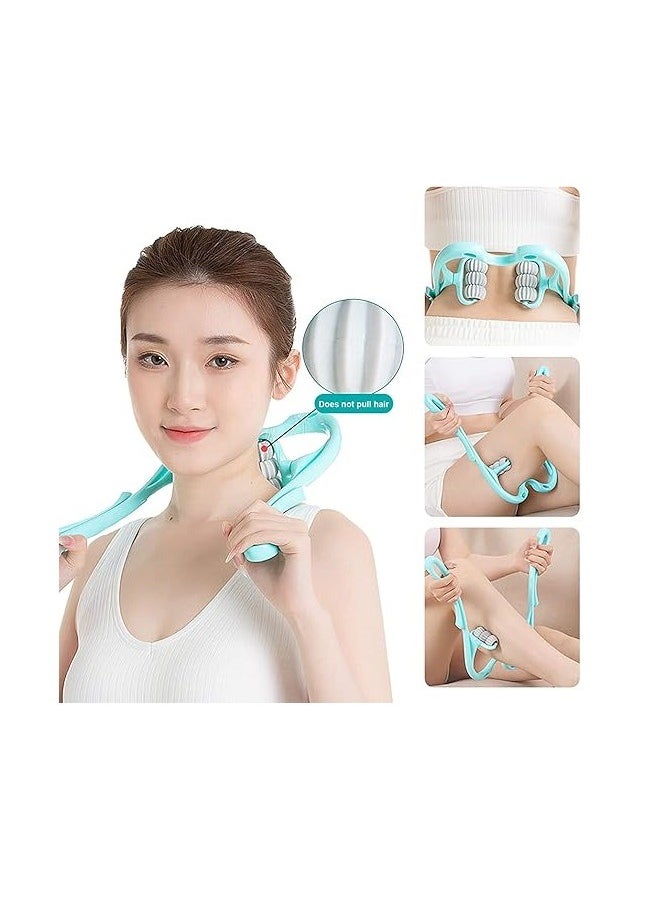 Manual Neck Massager with Rollers