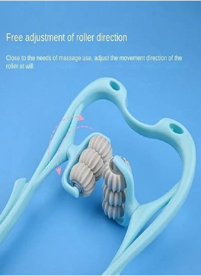 Manual Neck Massager with Rollers