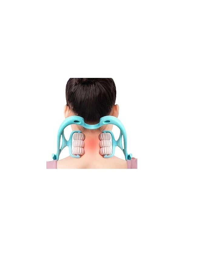 Manual Neck Massager with Rollers