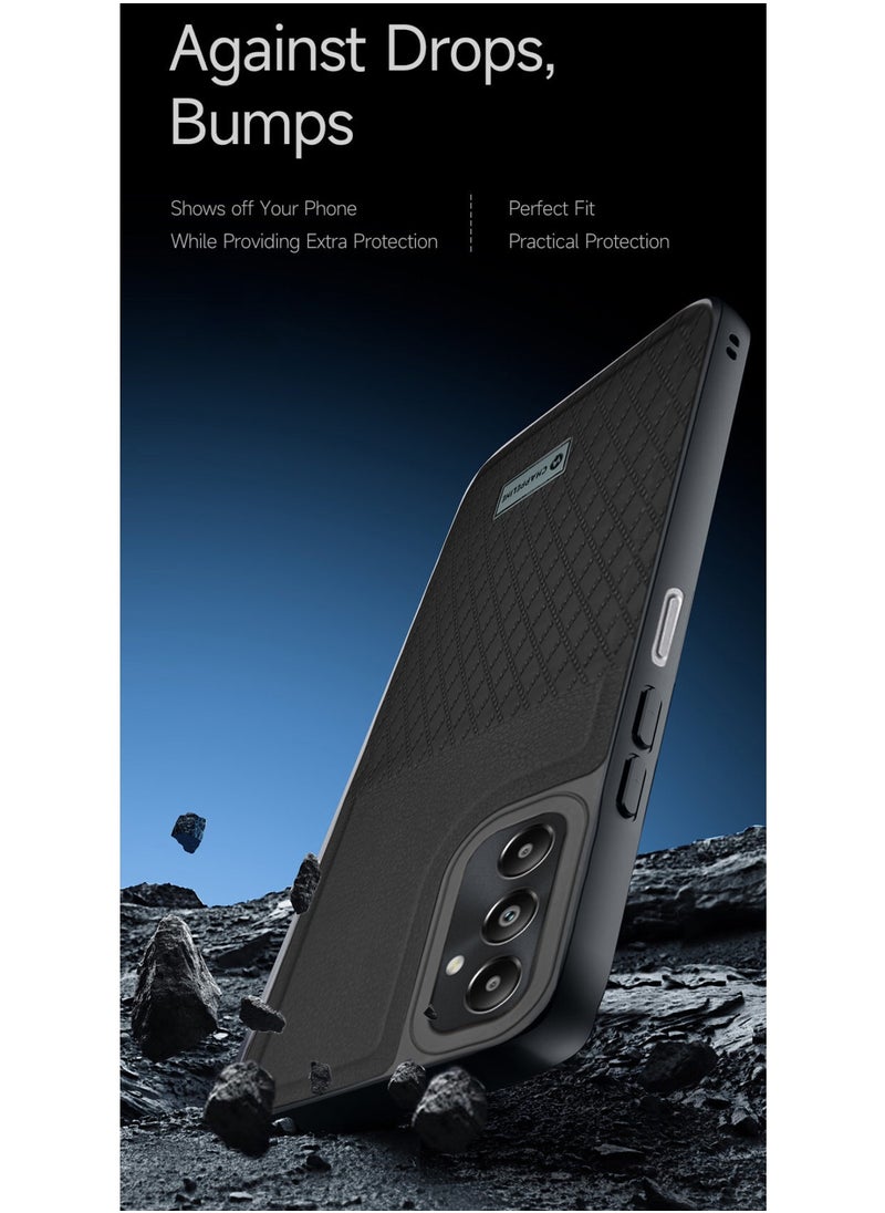 CHAPPELINE Silicone Pattern Card Holder Case Cover For Samsung Galaxy a05s Black  - Image 4
