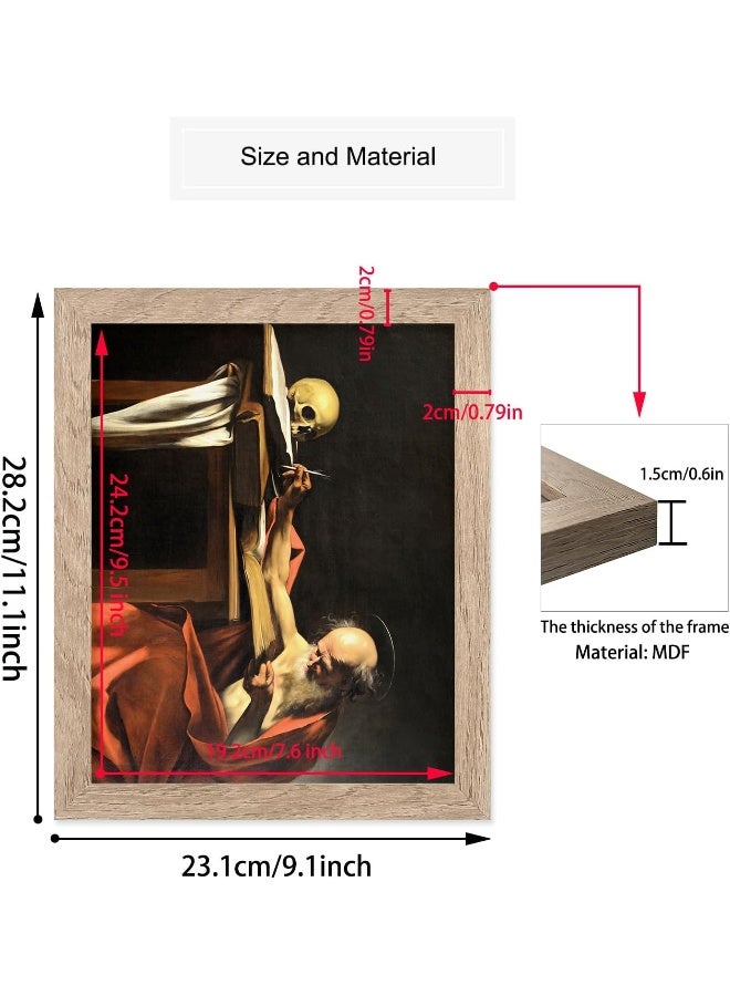 HoozGee Saint Jerome Writing Painting Canvas Art by Caravaggio - Image 5