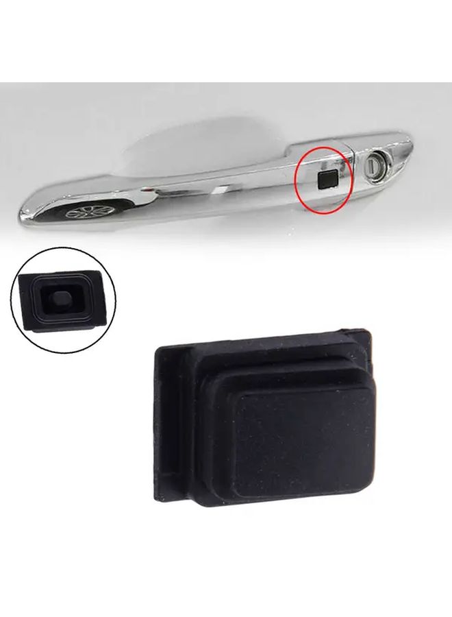 Black Door Handle Button Cover Without Wire Left Right Side Fit 2015 2020 - Image 5