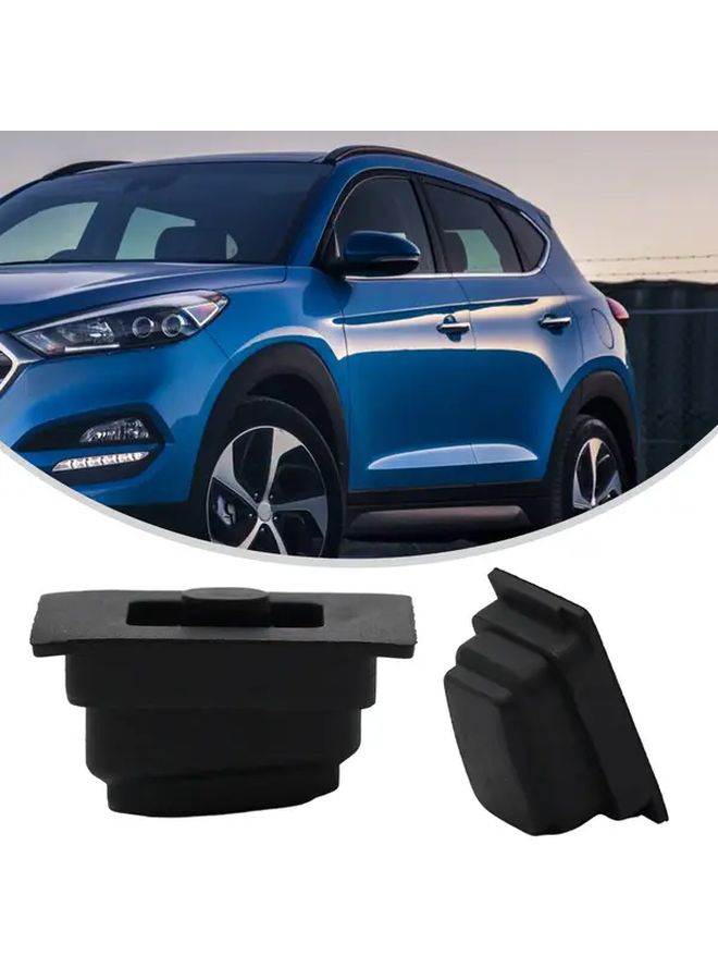 Black Door Handle Button Cover Without Wire Left Right Side Fit 2015 2020 - Image 3