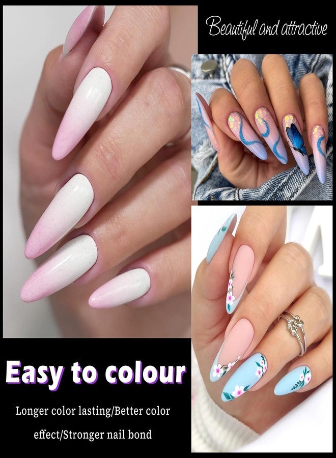 LuckForever 240pc Long Stiletto Fake Nails Tips Clear Press on Nails Long Stiletto Nail Tip Full Cover Soft Gel Nail Tips False Nail Pointy Artificial Fingernails for Gel/Acrylic Nail Extension - Image 5