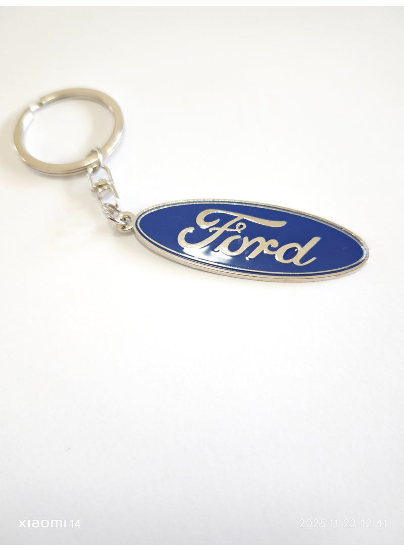 Ford Logo Key Chain Key Ring For Car Ford Metal Keychain - Image 1