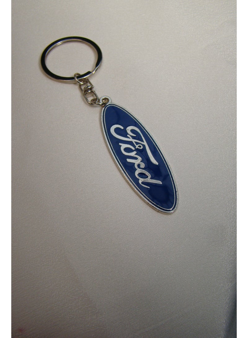 Ford Logo Key Chain Key Ring For Car Ford Metal Keychain - Image 2