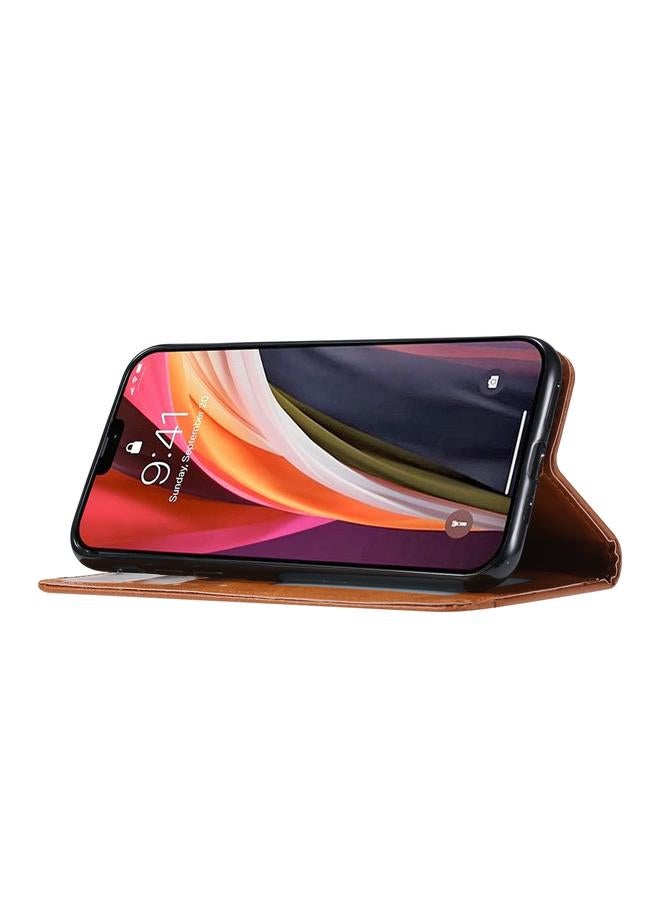 S-TOP Case For iPhone 14 Pro Knead Skin Texture Leather Case - Image 5