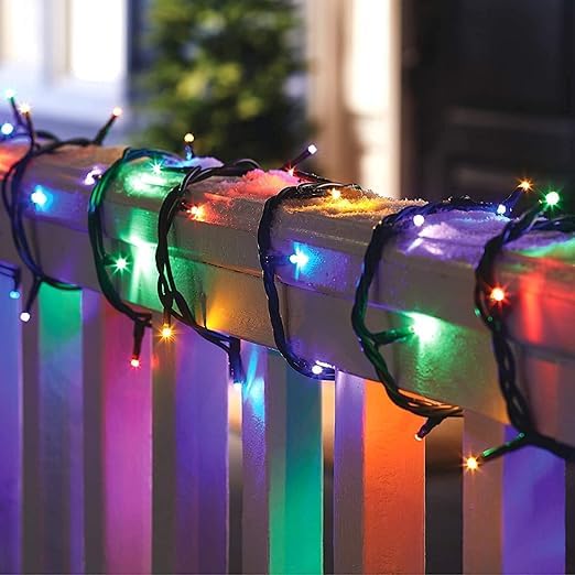 One94Store 40 Feet 36 Led String Serial Lights, Copper Wire LED Decorative String Fairy Rice Lights for Indoor, Outdoor, Decoration, Festival, Party, Wedding, Garden, Lawn (Multicolor, Pack of 2) - Image 2