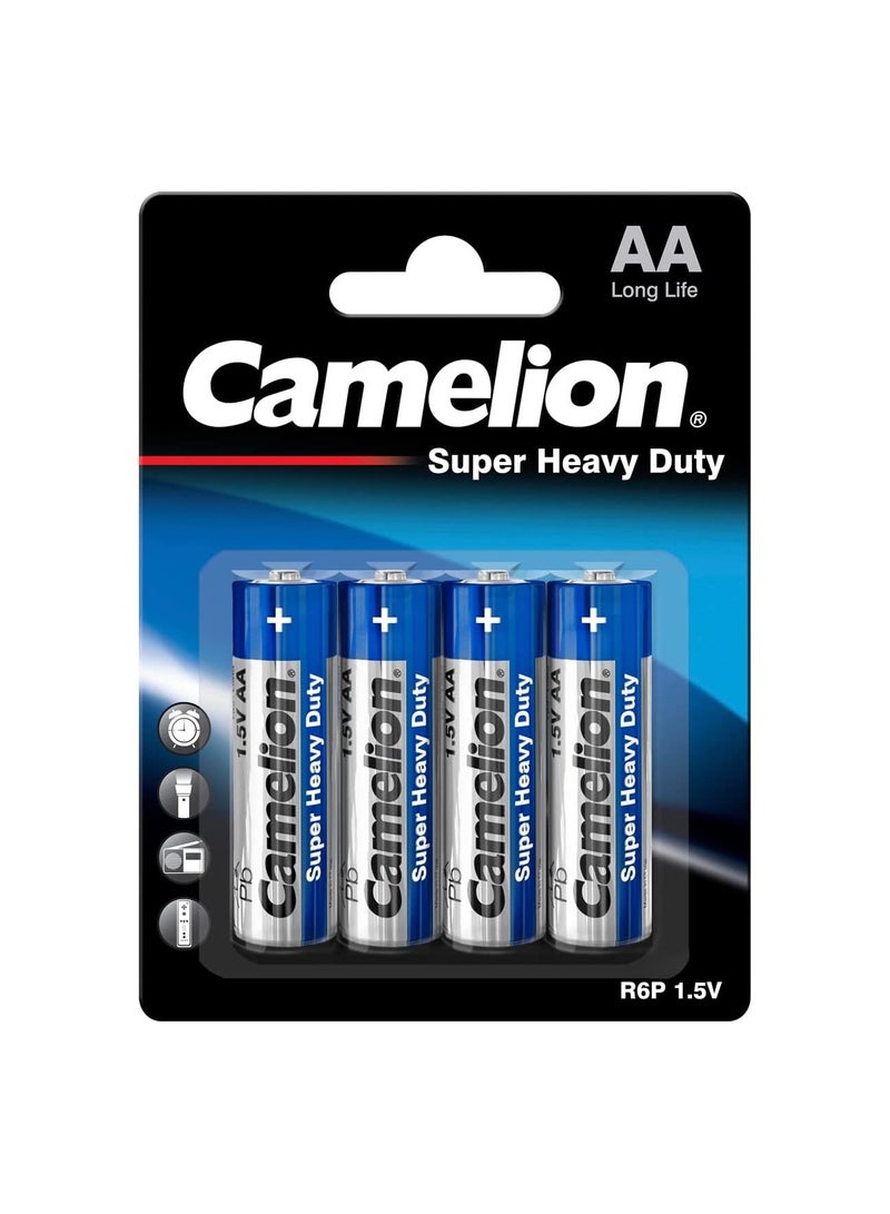 Camelion Super Heavy Duty Batteries R6/AA/Pack of 4 x5 - Image 2
