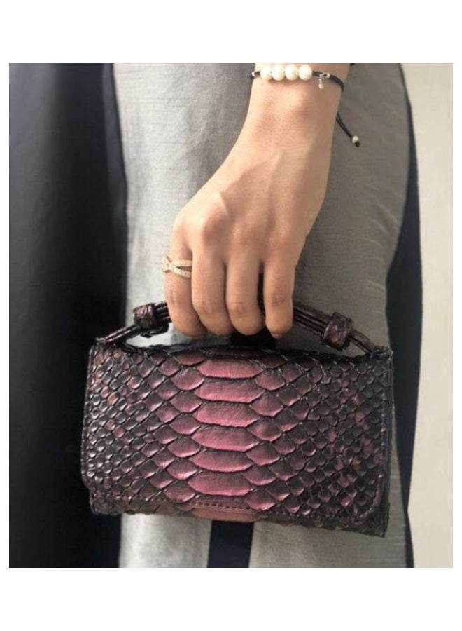 Mini Stylish Handbag Black/Purple