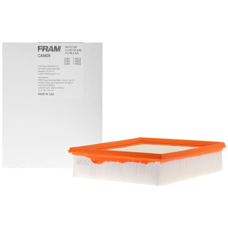 FRAM Extra Guard CA9409 Replacement Engine Air Filter for Select Audi Models Provides Up to 12 Months or 12000 Miles Filter Protection