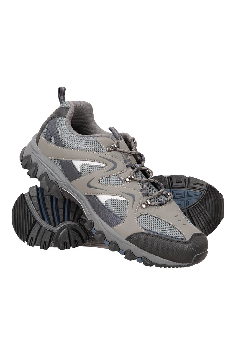 Mountain Warehouse Mountain Warehouse Path Mens Walking Shoes - Waterproof Gym Shoes, Dark Blue, 11 - Image 1