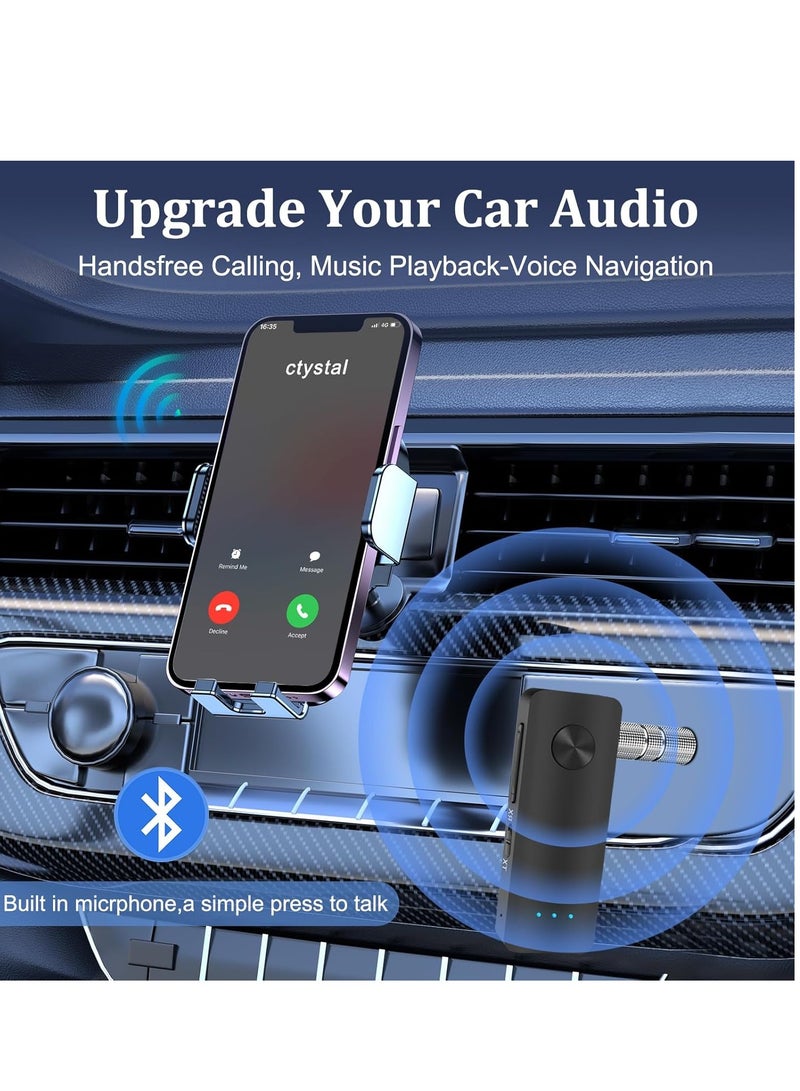 أديلي جهاز استقبال جهاز إرسال بلوتوث 5.3 للتلفزيون إلى سماعة رأس BT، زمن انتقال منخفض، محول بلوتوث 3.5 ملم بلوتوث للسيارة بتقنية البلوتوث، جهاز استقبال صوت لاسلكي صغير للتلفزيون/ الكمبيوتر الشخصي، ستيريو منزلي للسيارة، طائرة، قارب، صالة ألعاب رياضية - Image 3