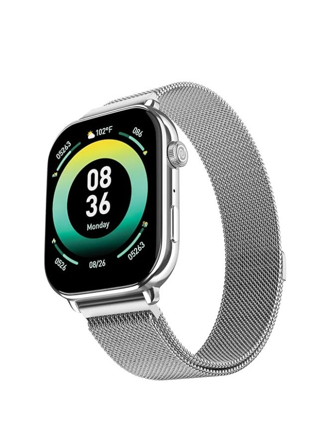 ساعة Noise ColorFit Pulse 4 Max الذكية - Silver Link - Image 1