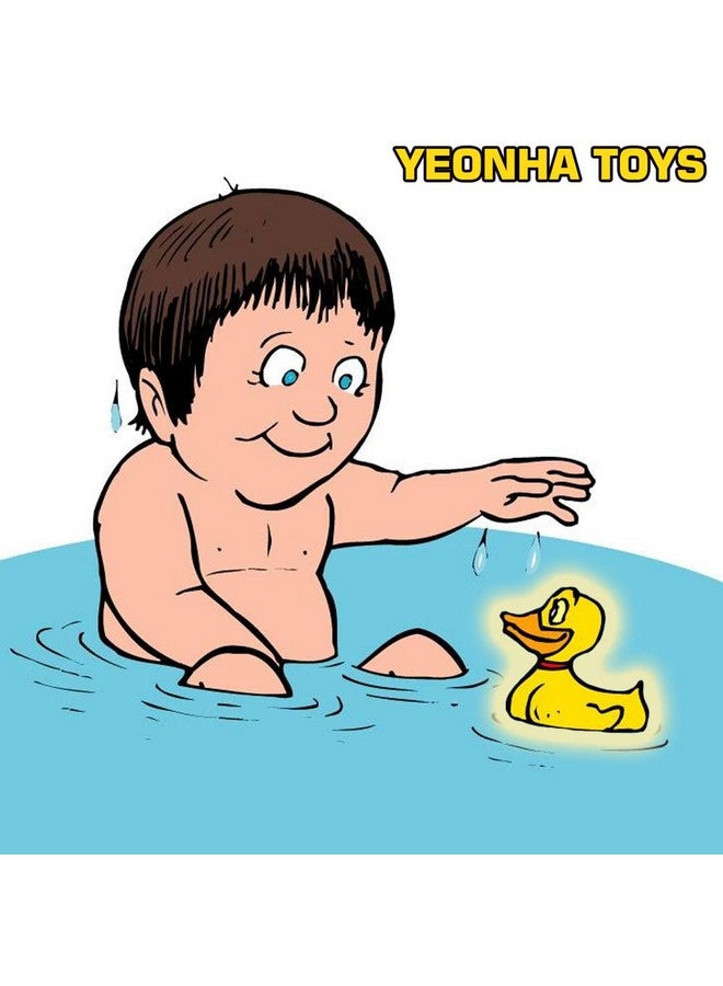 Yeonhatoys ألعاب يونهة للحمام (4 قطع)، يمكن أن تضيء بألوان متلألئة، لعبة حمام عائمة، لعبة تضيء في حوض الاستحمام للمسبح، الدش، وقت الاستحمام، الحمام للأطفال الأولاد والبنات، toddlers، الأطفال الرضع - Image 3