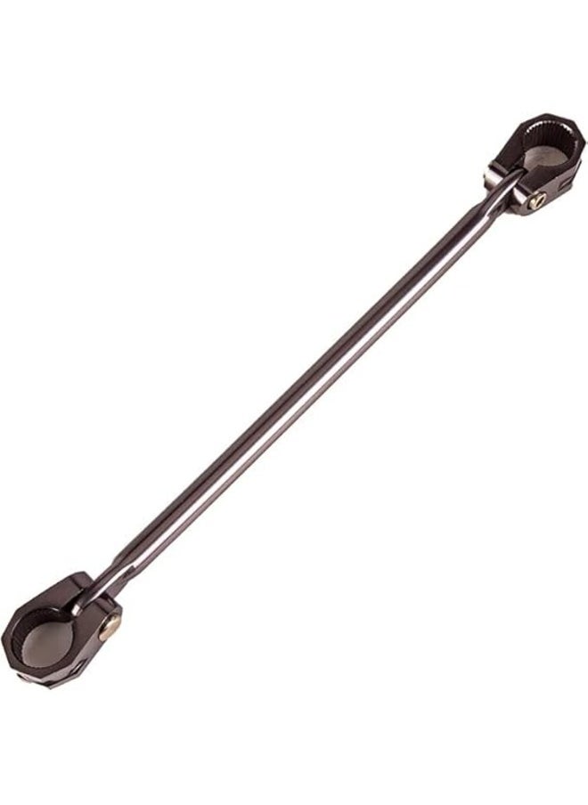 Generic Aluminum Adjustable Motorcycle Modified Strengthen Balance Handlebar Crossbar Motocross Handle Bar Balance for Dirt Bike Handle Grip (silver)  - Image 1