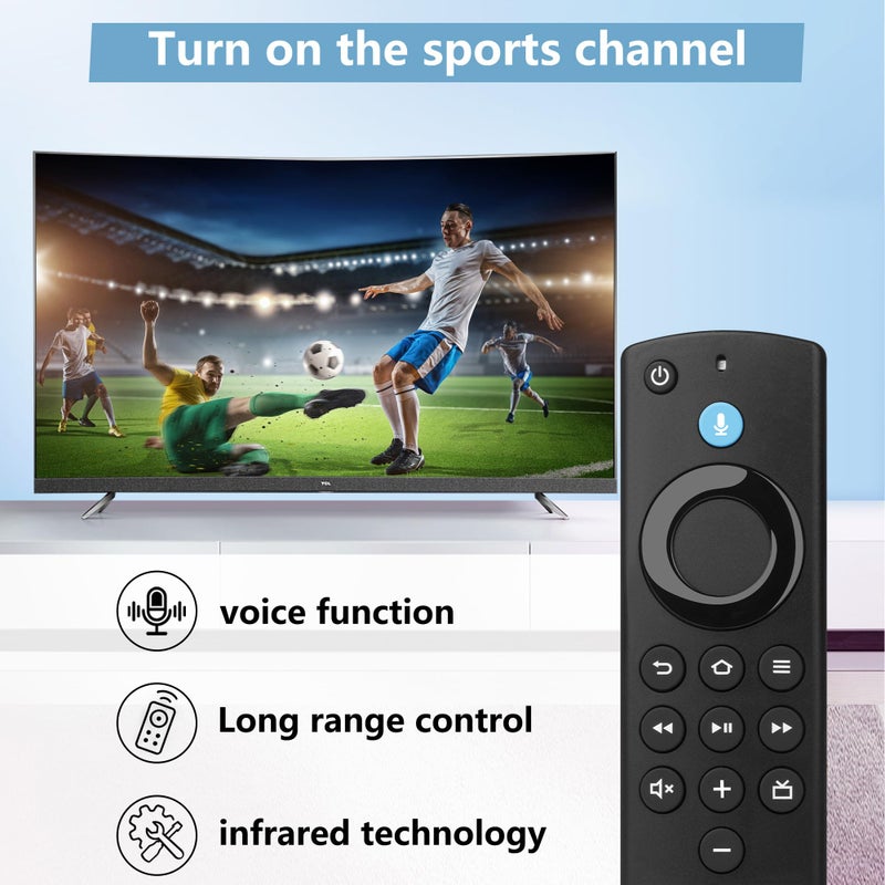 PUPINGPIG Remote Control Replacement Compatible with Fire Series Smart TV 4K, Cube (1st Gen/2nd Gen/3rd Gen), Replacement FireStick Remote (4K Max/2nd Gen/3rd Gen/Lite) with Voice Control - Image 4