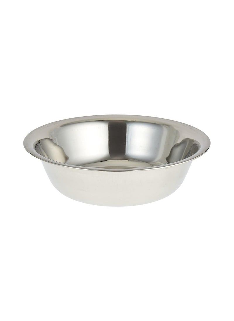 RAJ Raj Stainless Steel Heavy Mixing Bowl Silver RHB009 Serving Bowl Baking & Marinating Bowl-18.5CM  - Image 1