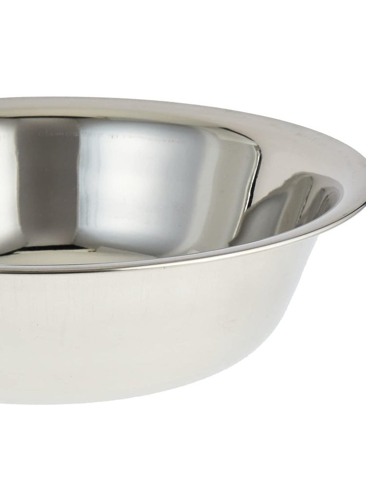RAJ Raj Stainless Steel Heavy Mixing Bowl Silver RHB009 Serving Bowl Baking & Marinating Bowl-18.5CM  - Image 2