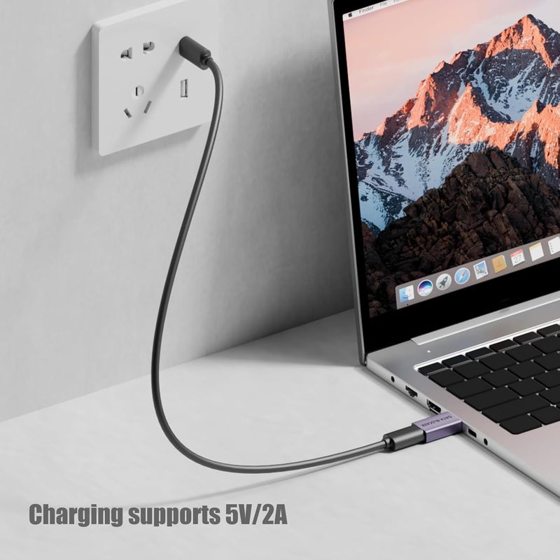 حزمة من 4 قطع من مانع نقل البيانات USB، مانع بيانات USB A إلى A، مخصص للشحن الآمن فقط، حماية ضد اختراق الشحن للهواتف الذكية وأجهزة الكمبيوتر الشخصية والمحمولة والأجهزة اللوحية - Image 5