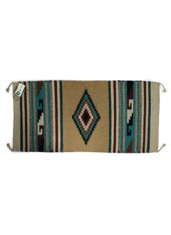 Onyx Arrow Southwest Décor Area Rug 20 X 40 Inches Center Diamond Tan Turquoise  - Image 3