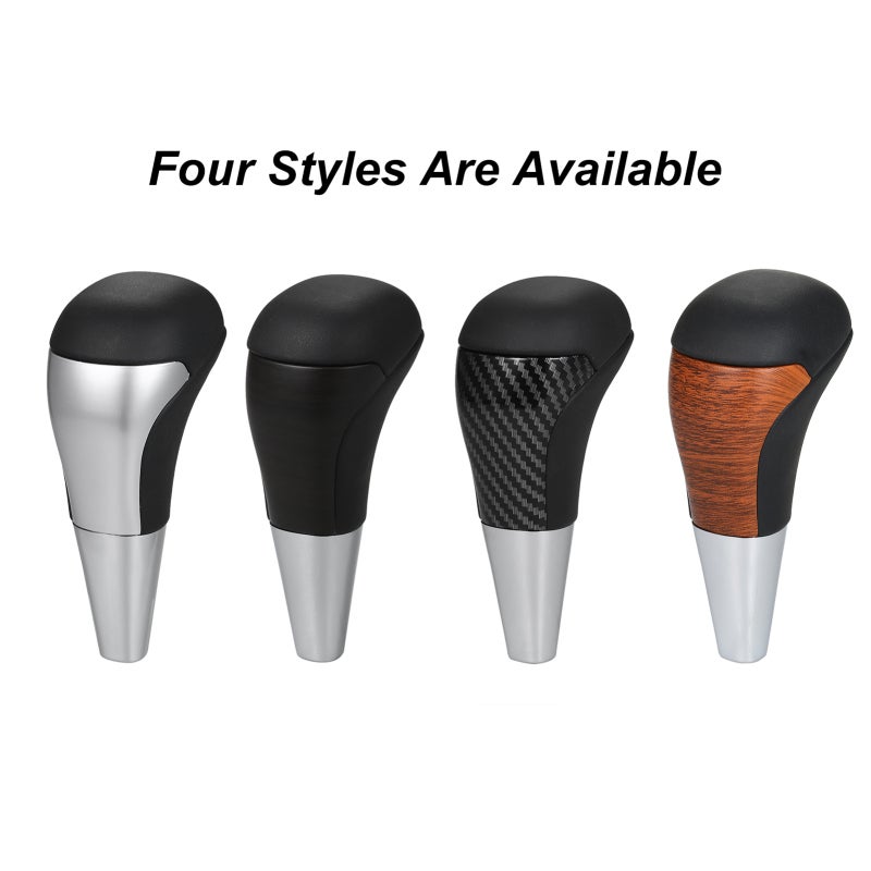 Automatic Shift Knob: Black Type 2 Premium PU Leather & Metal Wear-resistant - Comfortable Smooth Shifting Gear Shift Knob for Camry RAV4 Land Cruiser 2016-2020 - Image 2