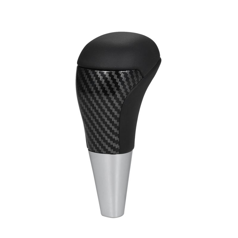 Automatic Shift Knob: Black Type 2 Premium PU Leather & Metal Wear-resistant - Comfortable Smooth Shifting Gear Shift Knob for Camry RAV4 Land Cruiser 2016-2020 - Image 1