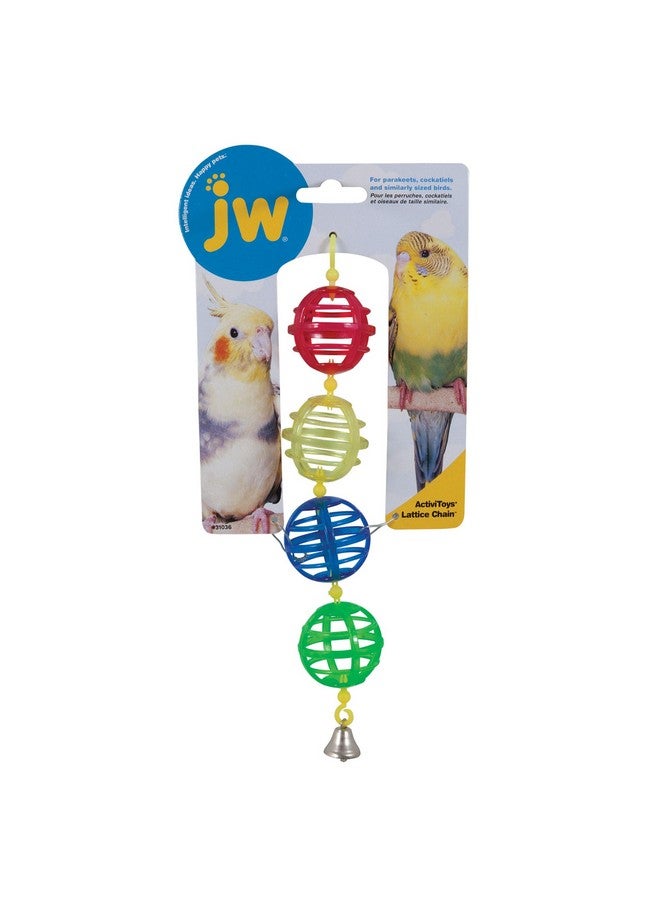 JW Pet Company Activitoy Lattice Chain Small Bird Toy, Colors Vary - Image 1