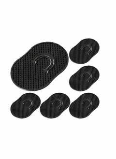 KASTWAVE Pocket Palm Combs, Palm Brush for Men, Portable Hair Brushes Plastic Beard Comb Shampoo Brushes Pocket Comb Scalp Massager Brush Scalp Massager Brush Comb for Travel, 6Pcs  - Image 1