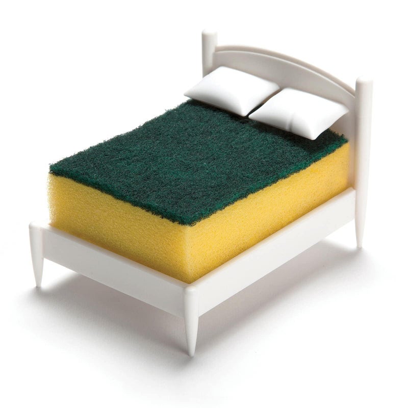 OTOTO Clean Dreams Kitchen Sponge Holder  Plastic Dish  Fits Any Standard Size Scrubby  Decor and Unique Gift Idea - Image 1