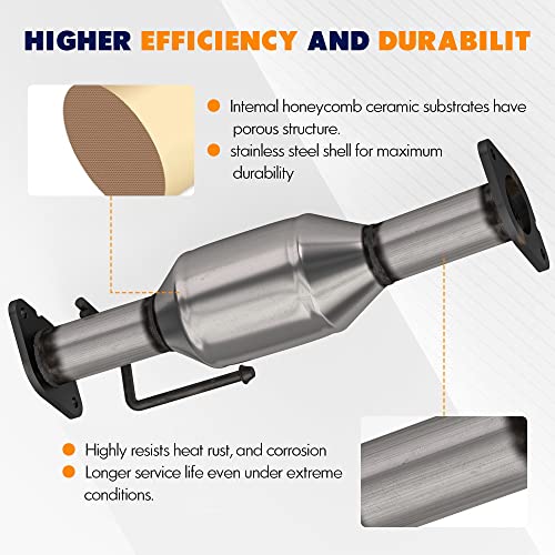 ASOPARTS Catalytic Converter 3.6L Fit for 2008-2017 Buick Enclave, 2009-2017 Chevy Traverse, 2007-2017 GMC Acadia, 2007-2010 Saturn Outlook (3PCS) - Image 5