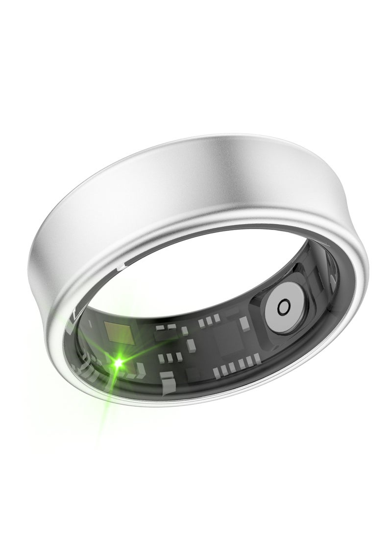 general Smart Ring SR05 for Heart Rate BlodOxygen Sleep Monitoring all Weather Motion Calculation 24-hour Health Monitoring Protect Your Health Sub-Silver No.20 - Image 3