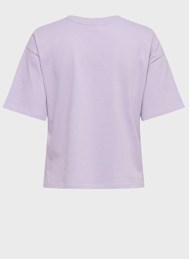 Jacqueline de Yong Crew Neck T-Shirt