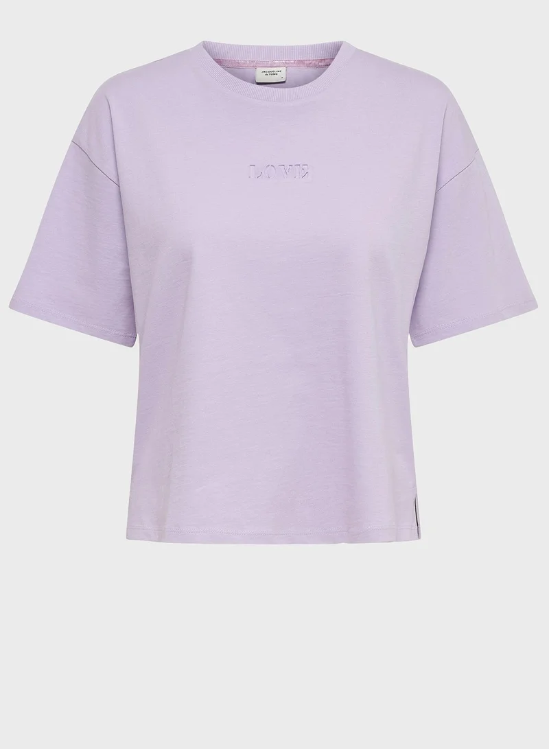 Jacqueline de Yong Crew Neck T-Shirt