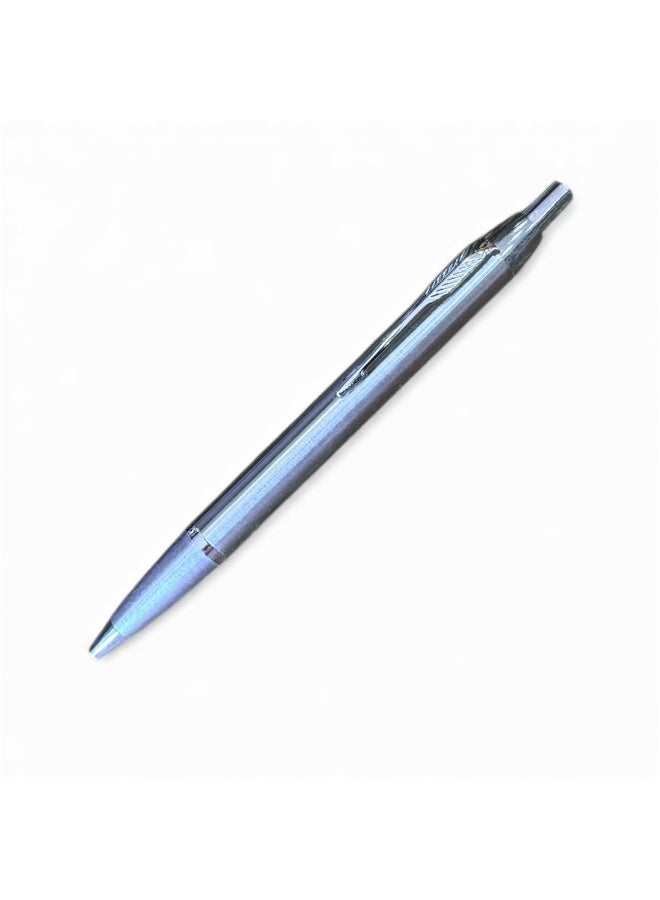 ركس بكج أقلام فاخرة لون اسود و سلفر جودة عالية وأداء سلس حبر جاف ازرق 12 قلم  69515 - Image 3