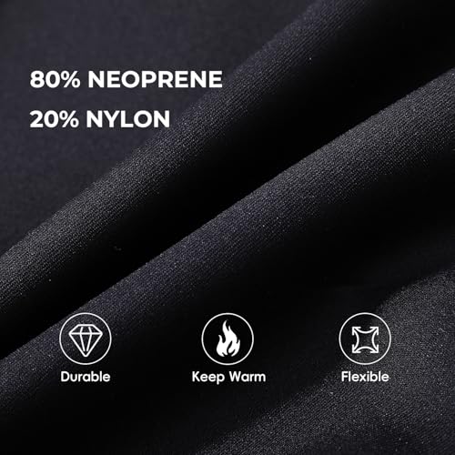 Lemorecn Wetsuits Mens Premium Neoprene Diving Suit 3mm Shorty Jumpsuit(3035,2XL) - Image 2
